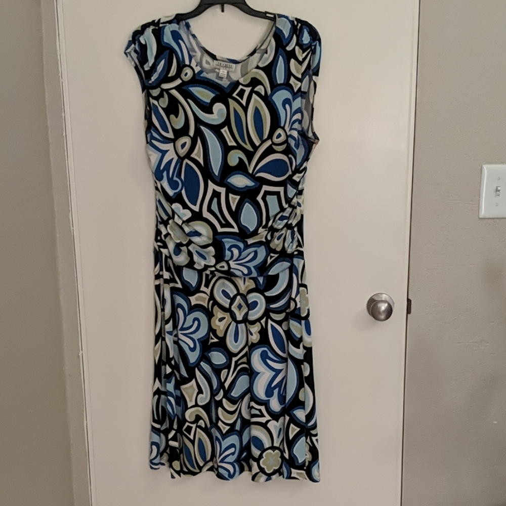 Graphic flare dress